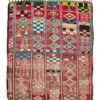 multicolour square vintage rug