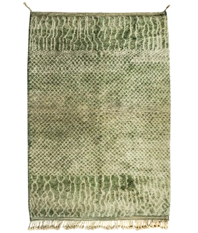 green patterned berber