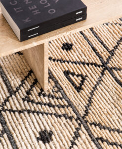 tribal pattern jute rug