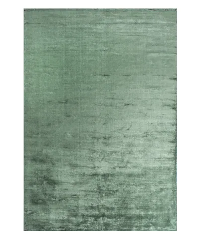 green tencil rug