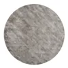grey tencil rug circle indent