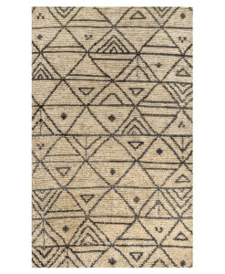 jute rug tribal pattern
